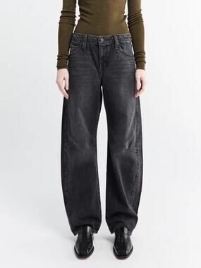 Levis Womens 23 Baggy Dad Barrel Jeans Edgy Boho Streetwear Grunge Minimalist